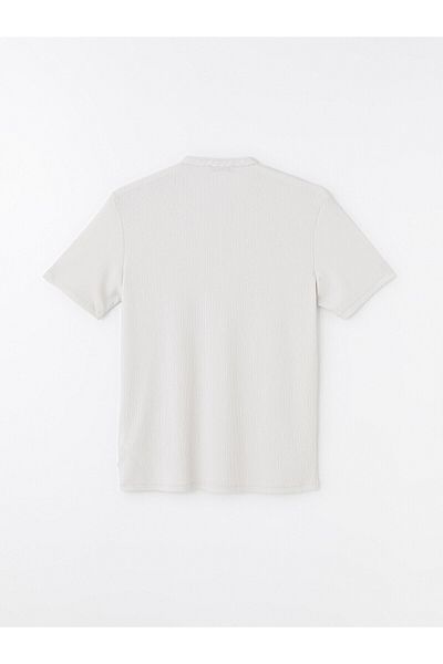 LC Waikiki Pánské triko s krátkým rukávem Judge Collar - LCW