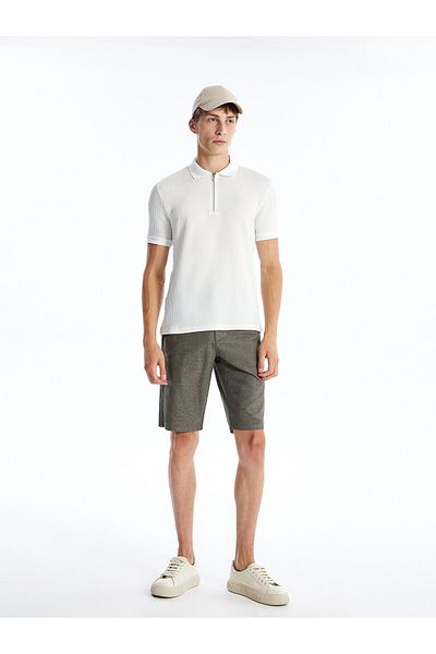 LC Waikiki Kurzarm-T-Shirt mit Polokragen für Herren – LCW