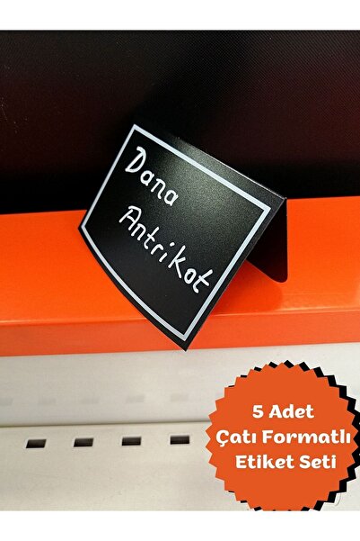 Özfiliz Mağaza Ekipmanları (5 Adet) Ayaklı Çatı Siyah Dekoratif Fiyat Ürün Et...