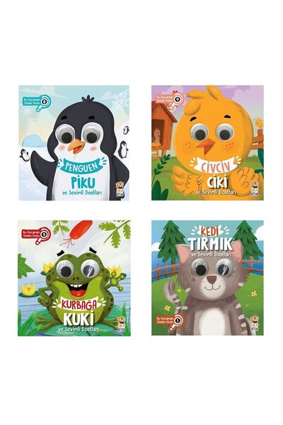 Sincap Kitap Kurbağa Kuki Ve Sevimli Dostları - Penguen Piku - Civciv Ciki - ...