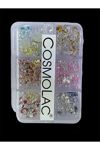 Cosmolac MİNİ CHARM NAİL ART TIRNAK SÜS SETİ
