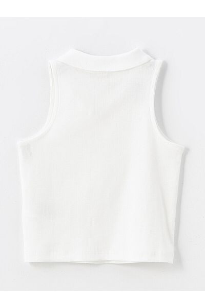 LC Waikiki Dívčí Crop tílko - LCW Polo límec