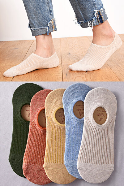 BGK 5 Pairs Colorful Unisex Ballerina Socks Pack