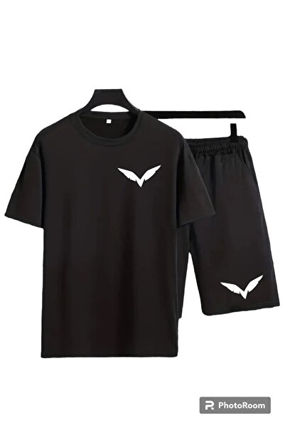 FashionHere THSORT - Model sortat cu aripi imprimate