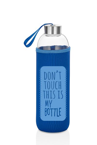 Cambu Comprox Blue Healthy Glass Flask 1000 ml Water Bottle 1Lt Sports Flask