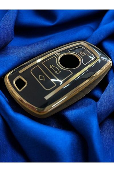 AYDA PROMOSYON For Bmw F10 Cas4 4 Keys Black Auto Key Remote Case Cover Auto Keychain Smart