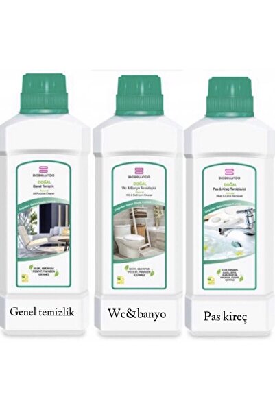 Biobella Genel Temizlik  Pas Kireç  Wc & Banyo  3lu Set