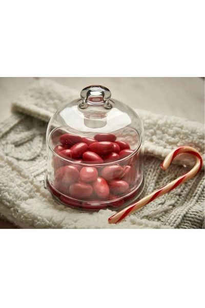 Paşabahçe 96814 Basic Glass Turkish Delight Bowl Sugar Bowl Breakfast Mini Storage Container