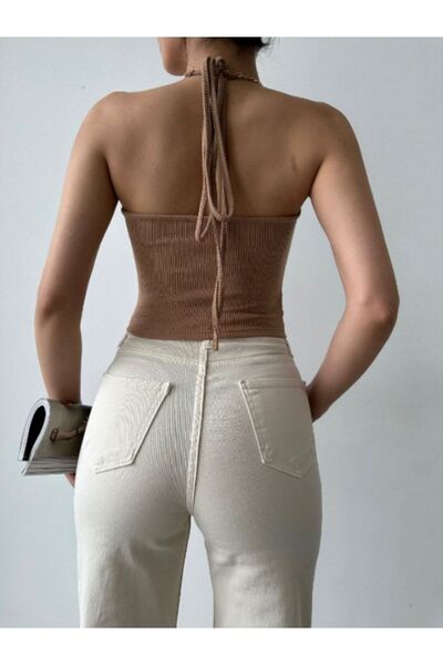 Vesse Butik Zincirli Çapraz Bluz