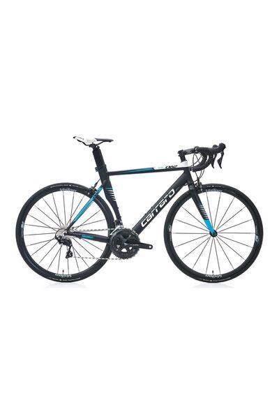 Carraro Race 062 50 Cm 105 22 Vites Kumpas Fren Mat Siyah-Beyaz-Turkuaz Yol Y...