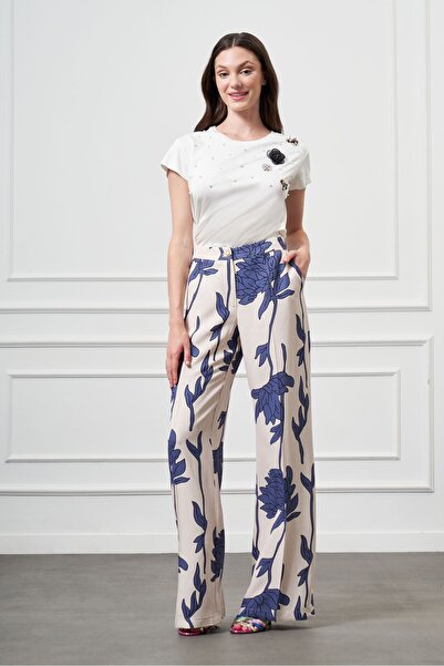 UTOPIAN Bol Paça Desenli Pantolon