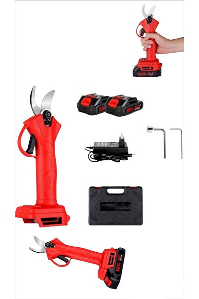 DYNAMİC MAX German Desing 88vf 2 Akülü Dal Kesici Şarjlı Budama Makası Sc-mav...