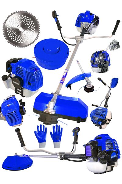 Graizer Trex 6003 Yan Tipi Benzinli Motorlu Ot Çalı Tırpanı Çim Biçme Makines...