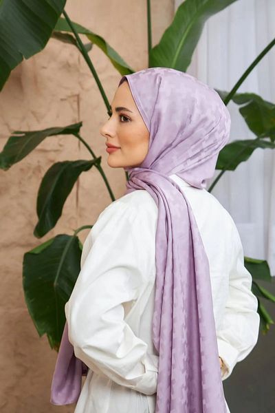 İpekhan SILKY JACQUARD SHAL CROSS PATTERN 9006-22