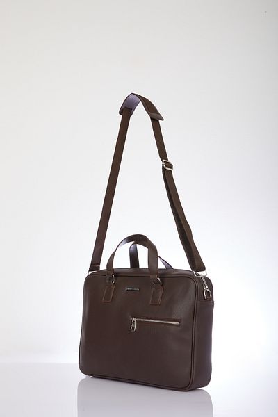 Pierre Cardin Ανδρικός καφέ χαρτοφύλακας