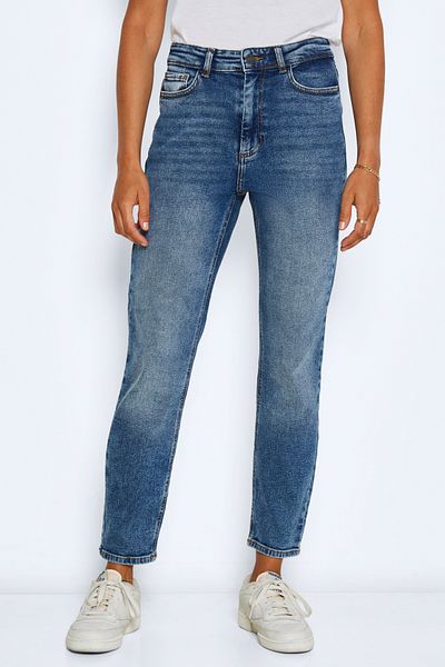 Noisy May Blugi din denim albastru închis pentru femei/fete