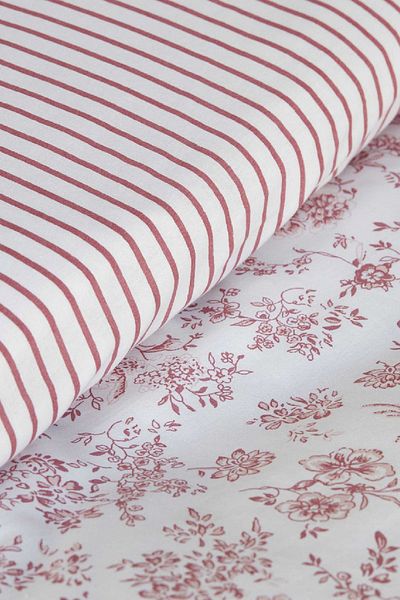Karaca Home Set cuvertură de pilota percală, albastru Versay