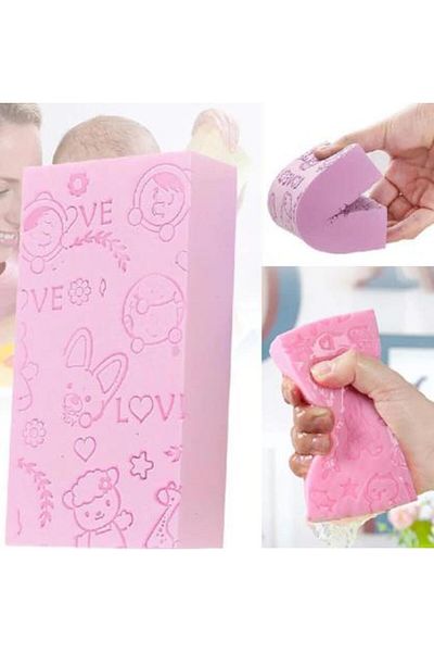 optana Magic Sponge Bath Exfoliating Dead Skin Cleaning Sponge Shower Care Soft Washcloth Multipurpose Sponge