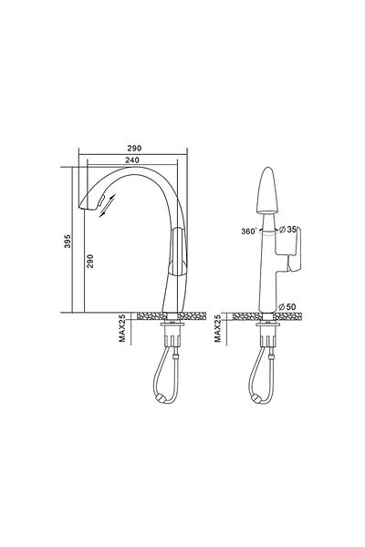 Newarc Energy Spiral Sink Faucet -891921321105