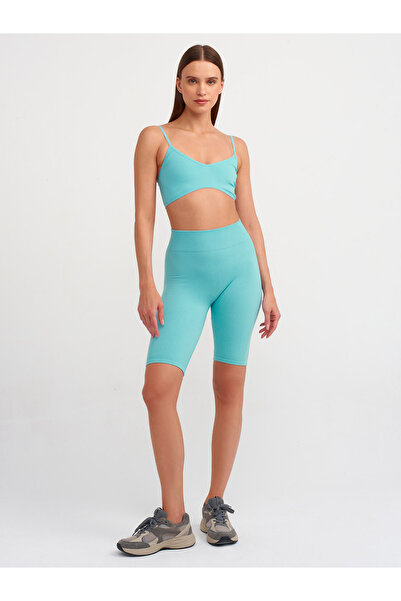 Dilvin 3714 V-Neck Rope Strap Bra-turquoise