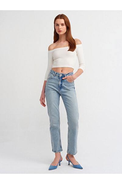 Dilvin 30937 Off Shoulder Ball-Ecru