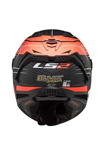 LS2 Thunder Karbon Attack Full Face Motosiklet Kaskı