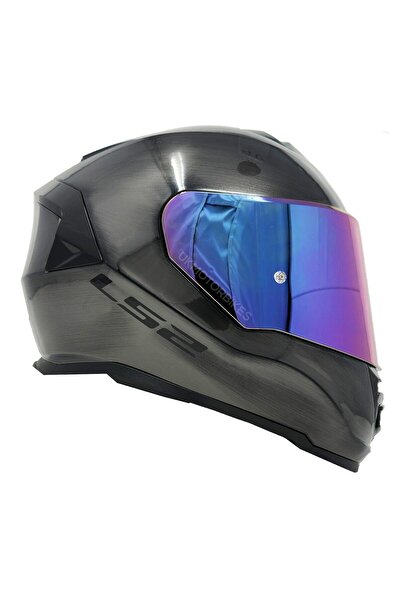 LS2 Storm 2 Jeans Kask Gökkuşağı Camlı Şeffaf Cam Hediye