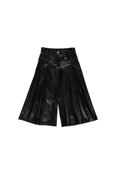 Panço Lederhose mit weitem Bein für Mädchen
