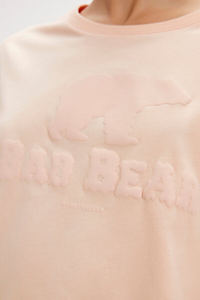 Bad Bear Holly T-Shirt Pink Women's T-Shirt