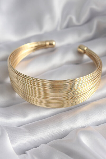 Generic Brand 316L Steel Gold Color Women's Bracelet - TJ-BB5784