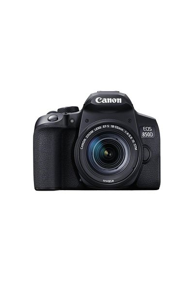 Canon كاميرا كانون EOS 850D DSLR مع عدسة EF-S 18-55mm IS STM بدقة 24.1 ميجابكسل