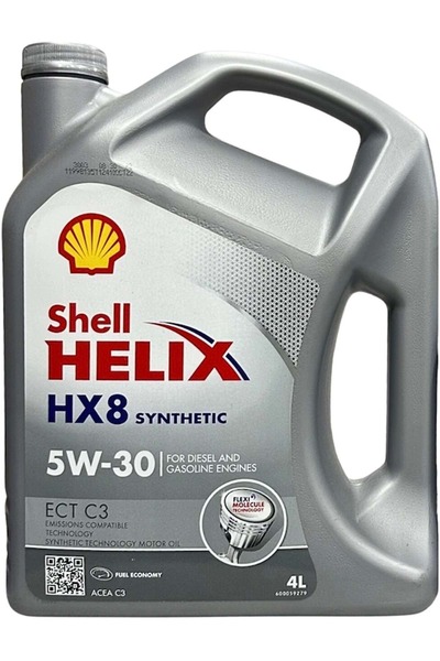 SHELL MOTOR YAĞI SHELL 5W30 ECT -C3 HX8 4 LİTRE