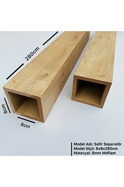 Genel Markalar Safir (4 ADET) 8cm X 8cm X 280cm Seperatör / Bölme