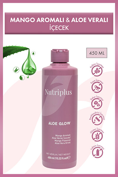 Farmasi Nutriplus Aloe Vera Glow İçecek Mango Aromalı 450 ml