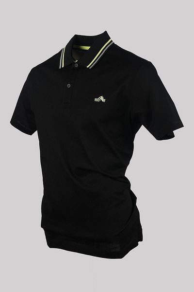 PAUL&SHARK Tricou cu guler polo pentru bărbați din bumbac, cu închidere cu nasturi, cu mânecă scurtă, cu guler polo,24411286-011