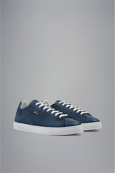 PAUL&SHARK Men's Leather Comfortable Sole Daily Use Blue Sneaker24418002-420