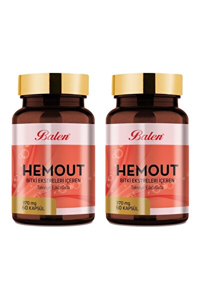 Balen Hemout Bitki Ekstreleri Içeren 370 Mg 60 Kapsul X 2 Adet