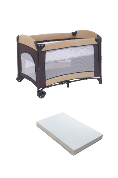 Hoffie Mastic Anne Yanı Park Yatak Sallanır Oyun Parkı Cibinlikli Yataklı 70x110 Cm