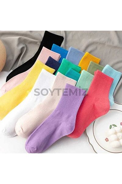 SOYTEMİZ Solid Colors College 8 Ζεύγη Κάλτσες