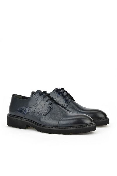 Ziya Ανδρικά παπούτσια από γνήσιο δέρμα - 141145z619 Navy Blue