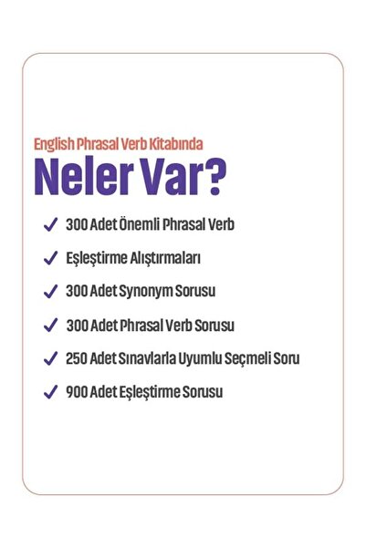 RH Pozitif Yayınları Phrasal Verb Kitabı - Yds / Yökdil / Ydt - 300 Adet Pf - 1750 Adet Soru
