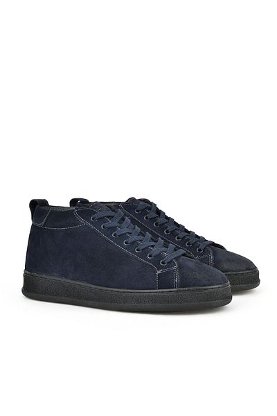 Ziya Ανδρικές μπότες από γνήσιο δέρμα Navy Blue - 1331025z8522