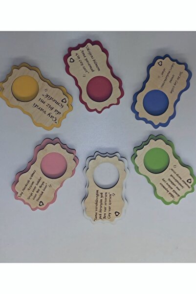 Dekor Treni 6 Adet Ahşap Lazer Kesim Fincan Bardak ve Kahve Altlığı