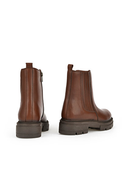 Ziya , Kadın Hakiki Deri Bot 14319z66302 Taba