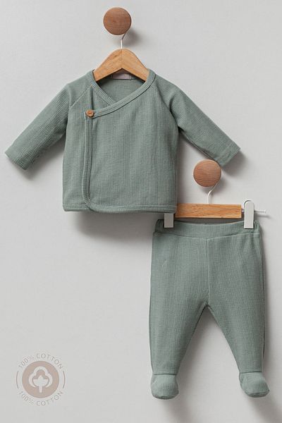 Cassiope Euphoria Boy Baby Boy 2-Piece Set Jacquard Knitted 100% Cotton