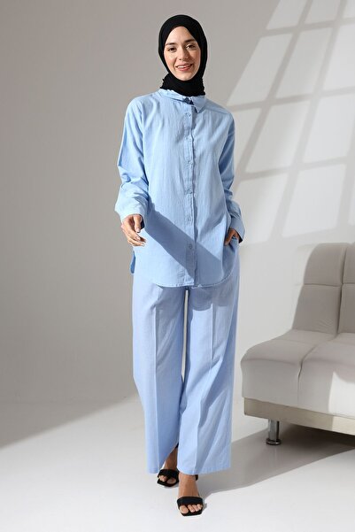 Mihran Butik 100% Cotton Linen Shirt and Trousers Set - Summer Comfortable Set