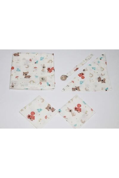 WOELLA سلع مجموعة موسلين ذات طبقة واحدة تحت عنوان SİNCAP