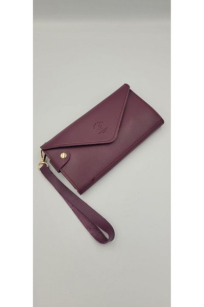 DAVID POLO Envelope Model Elegant Women's Wallet and Handbag with Phone and Coin Compartment