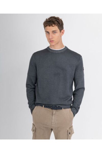 PAUL&SHARK Men's Knitted Roundneck C.W.Wool Sweater