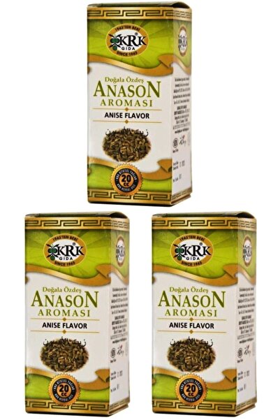 Krk Gıda Doğala Özdeş Anason Aroması 3 Ad X 20 Cc